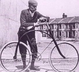 Cycliste du début du XXe